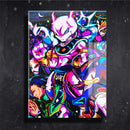 Quadro Metalizado Especial Animes Pokemón Naruto Sonic