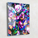 Quadro Metalizado Especial Animes Pokemón Naruto Sonic