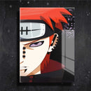 Quadro Metalizado Pain Akatsuki Anime Naruto Placa Decorativa Brilhante