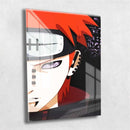 Quadro Metalizado Pain Akatsuki Anime Naruto Placa Decorativa Brilhante