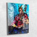 Quadro Metalizado All Might My Hero Academia Anime