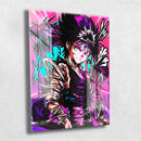 Quadro Metalizado Hiei Yu Yu Hakusho Anime Placa Decorativa Brilhante
