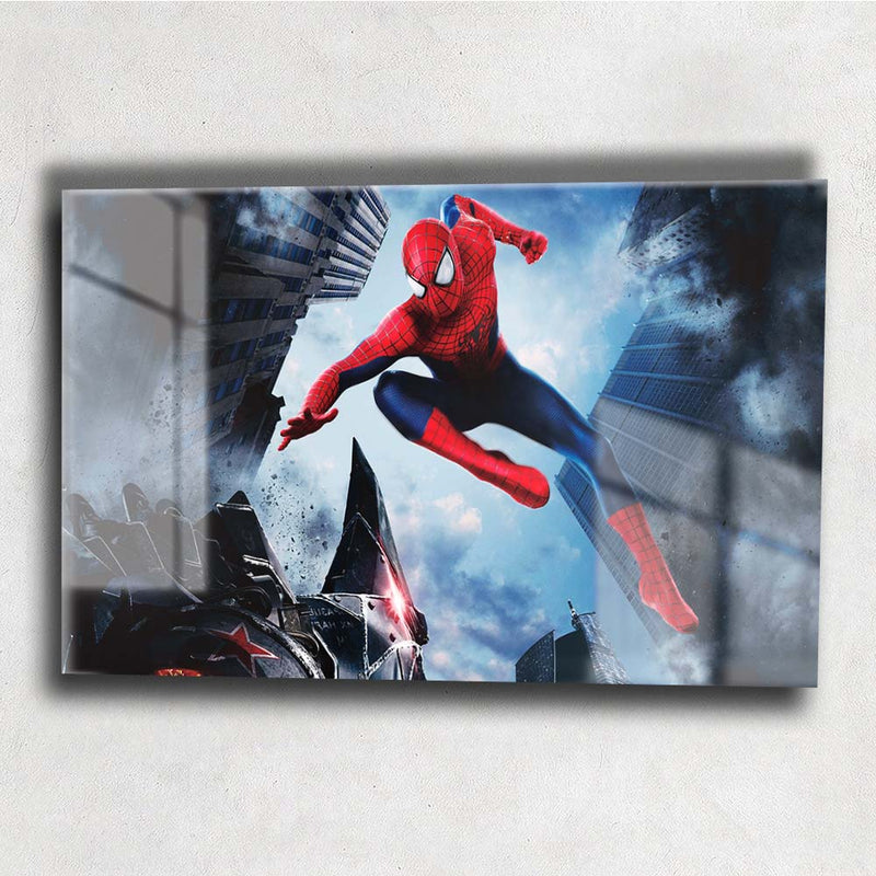 Quadro Metalizado Homem Aranha Andrew Garfield Rino