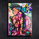 Quadro Metalizado David Martinez Cyberpunk 2077 Anime