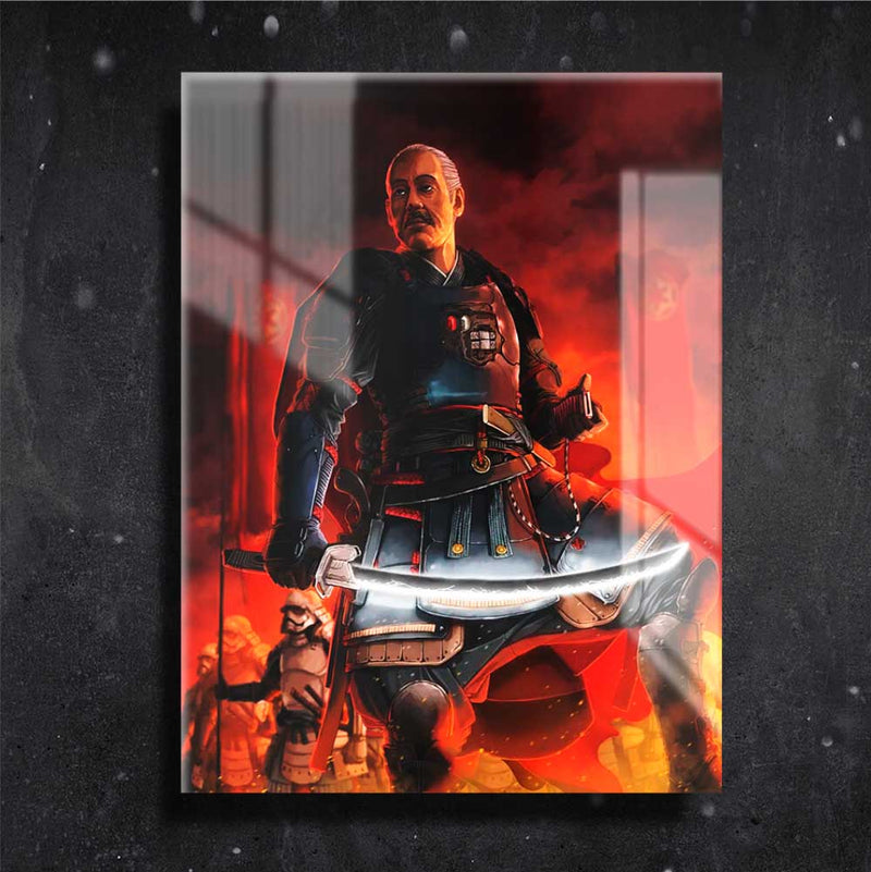 Quadro Metalizado Star Wars Darth Vader Anakin Skywalker Ninja Art