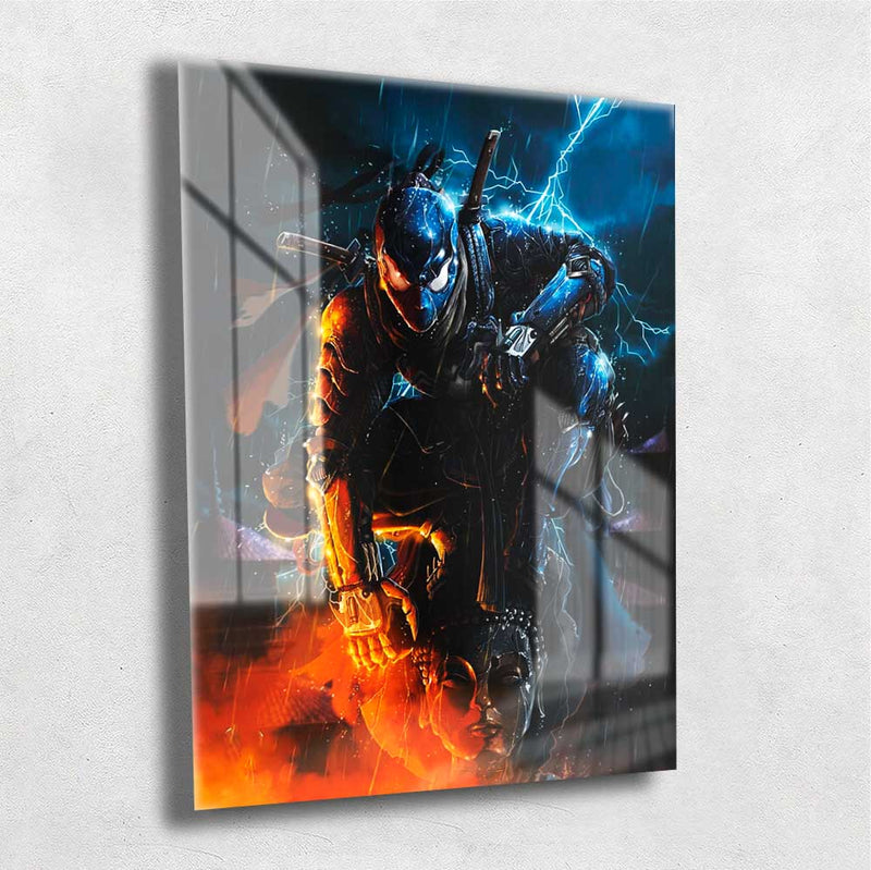 Quadro Metalizado Homem Aranha Venom Art Ninja Placa Decorativa Brilhante