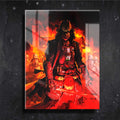 Quadro Metalizado Star Wars Anakin Skywalker Darth Vader Ninja Art