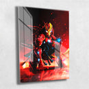 Quadro Metalizado Homem de Ferro Art Ninja Placa Decorativa Brilhante