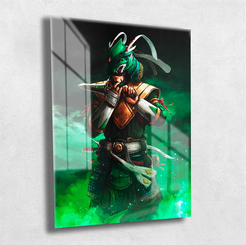 Quadro Metalizado Power Rangers Rosa Ninja Art HD Decorativo