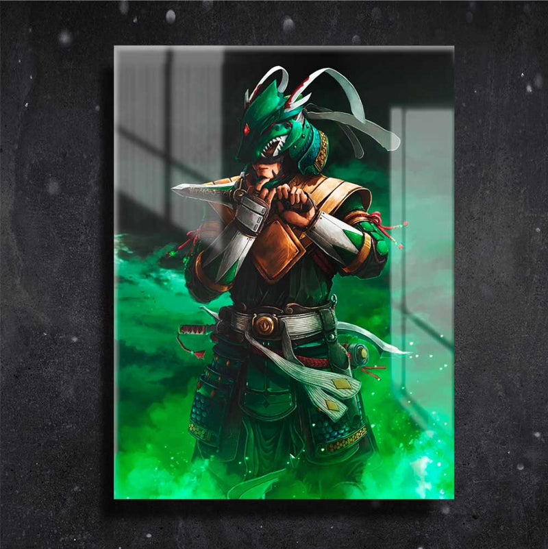 Quadro Metalizado Power Rangers Rosa Ninja Art HD Decorativo