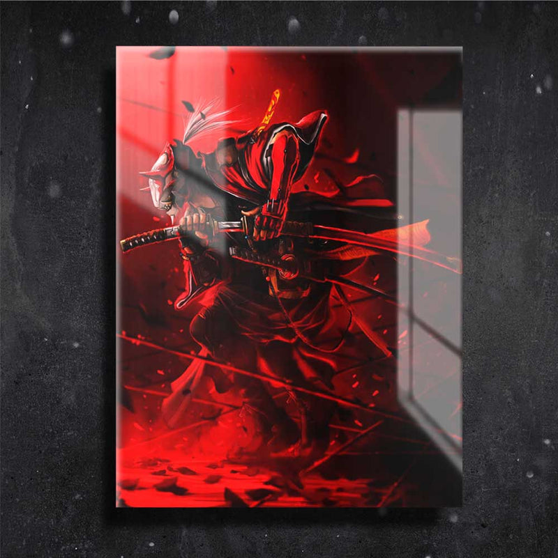 Quadro Metalizado Zenitsu Demon Slayer Anime Placa Decorativa Brilhant