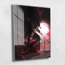 Quadro Metalizado Batman Art Ninja Placa Decorativa Brilhante