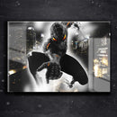 Quadro Metalizado Venom Filme Homem Aranha Black Placa Decorativa Brilhante