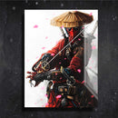 Quadro Metalizado Deadpool Ninja Art Placa Decorativa Brilhante