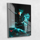 Quadro Metalizado Izuku Midoriya My Hero Academia Placa Decorativa Brilhante