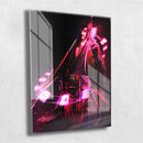 Quadro Metalizado Gambit x men Art Ninja Placa Decorativa Brilhante
