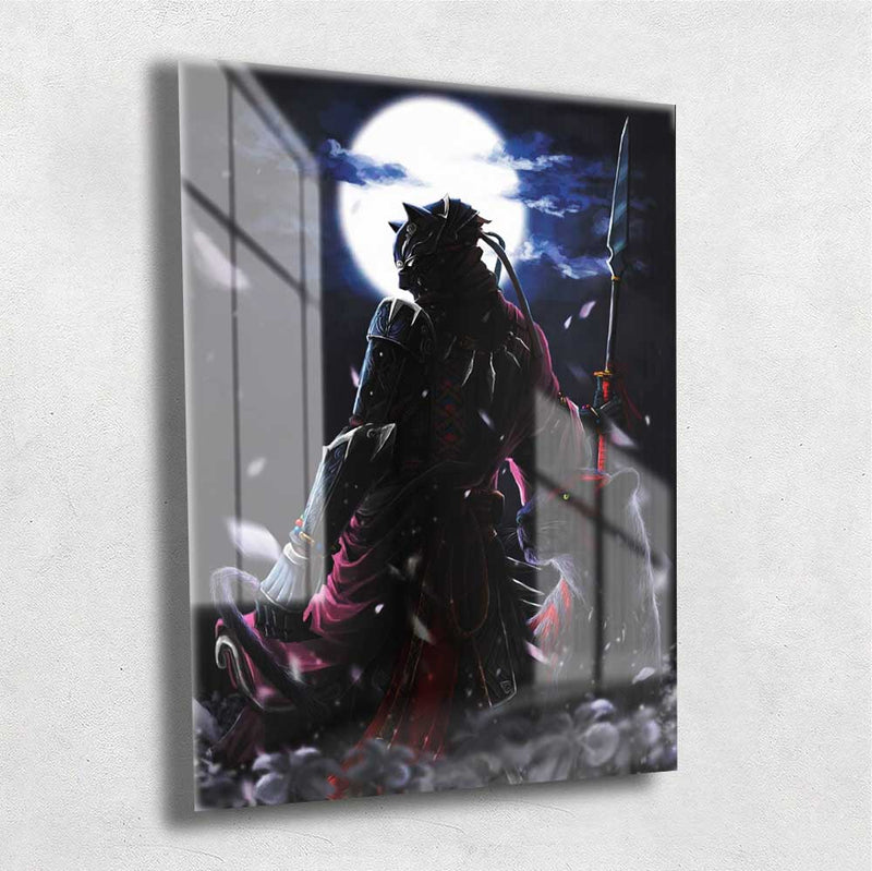 Quadro Metalizado Pantera Negra Art Ninja Placa Decorativa Brilhante