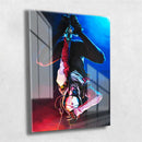 Quadro Metalizado Gwen Spider Aranha Placa Decorativa Brilhante