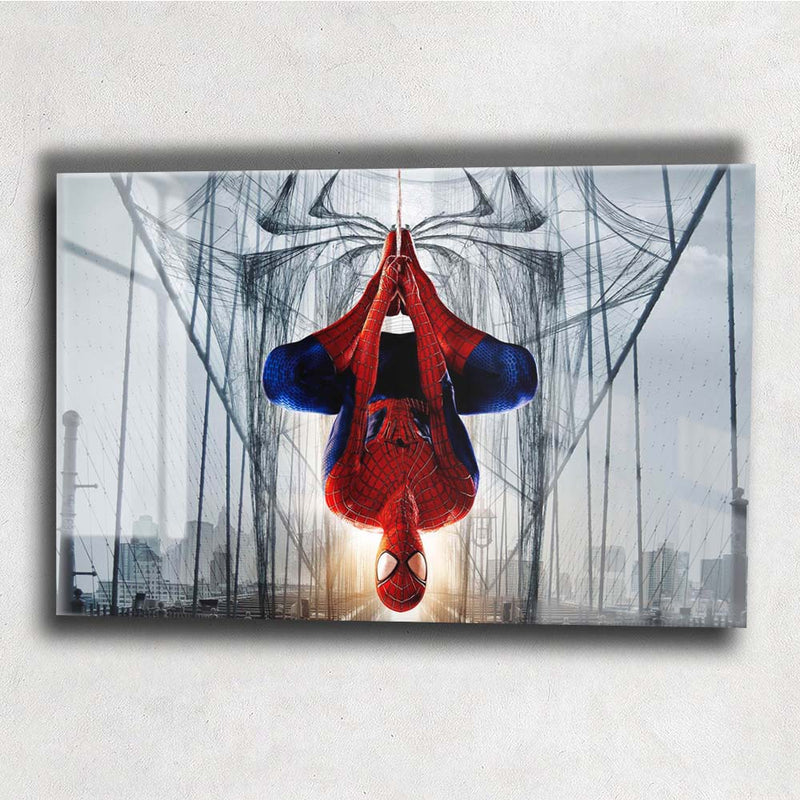 Quadro Metalizado Homem Aranha Andrew Garfield arte Placa Decorativa Brilhante