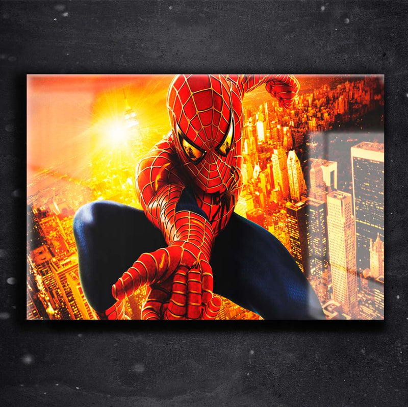 Quadro Metalizado Tobey Maguire Filme Homem Aranha