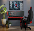 Quadro Andrew Metalizado Homem Aranha Placa Decorativa Brilhante