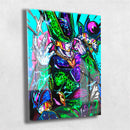 Quadro Metalizado Cell Dragon Ball Z Anime Placa Decorativa Brilhante