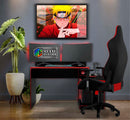 Quadro Metalizado Anime Naruto Modo Sennin Placa Decorativa Brilhante