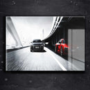 Quadro Metalizado Carros Audi Versões Placa Decorativa Brilhante
