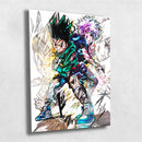 Quadro Metalizado Gon e Killua hunter x hunter Anime Placa Decorativa Brilhante
