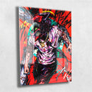 Quadro Metalizado Chainsaw Man Anime Placa Decorativa Brilhante