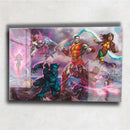 Quadro Metalizado X men Clássico Animação Placa Decorativa Brilhante