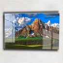 Quadro Metalizado Montanha Placa Decorativa Brilhante