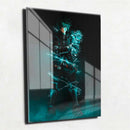 Quadro Metalizado Deku Midoriya My hero Placa Decorativa Brilhante