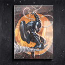 Quadro Metalizado Homem Aranha Venom Placa Decorativa Brilhante