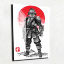 Quadro Metalizado Mandaloriano Série Star Wars Placa Decorativa Brilhante
