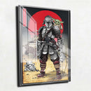 Quadro Metalizado Mandaloriano yoda Série Star Wars Placa Decorativa Brilhante