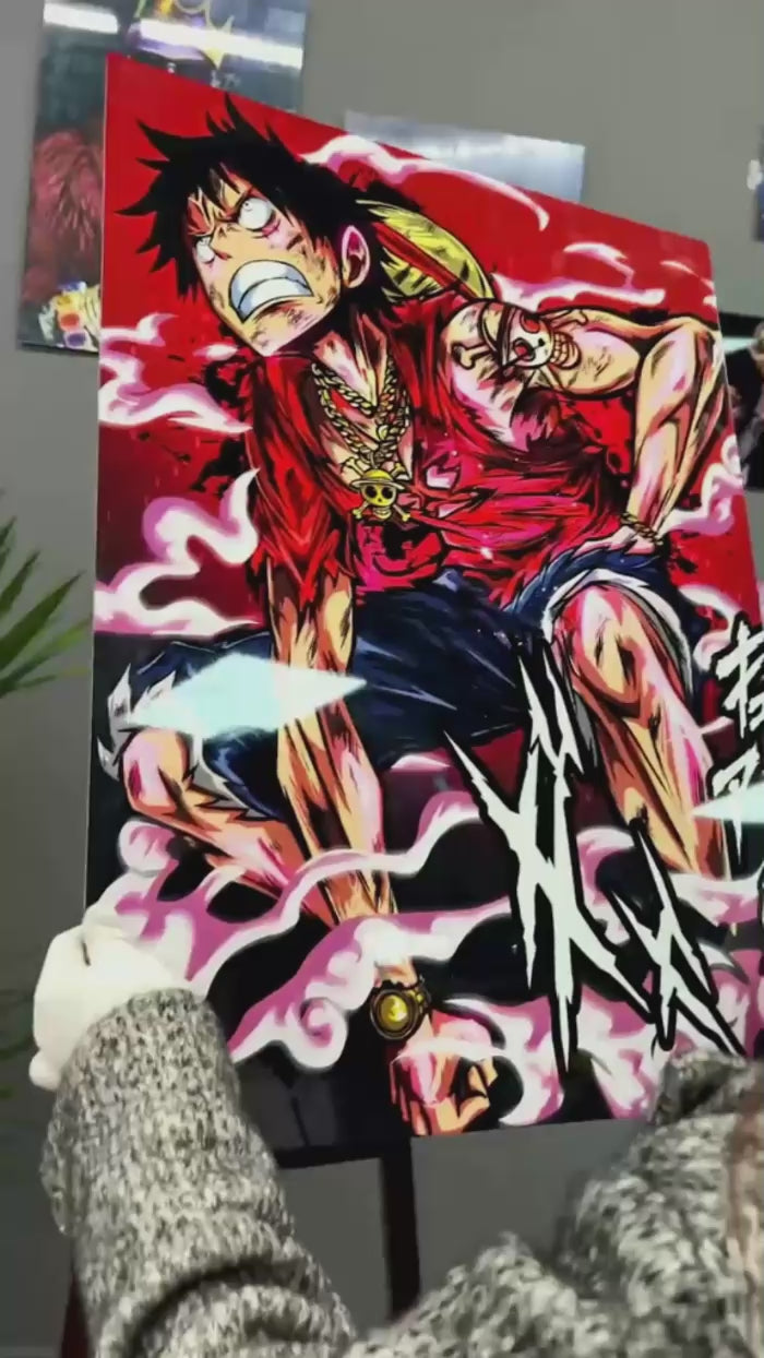 Quadro Decorativo Poster Anime One Piece Personagems