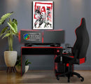 Quadro Metalizado My Hero Academia Pôster Anime Art Placa Decorativa Brilhante