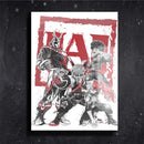 Quadro Metalizado My Hero Academia Pôster Anime Art Placa Decorativa Brilhante