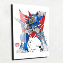 Quadro Metalizado Decepticon Transformers Art Placa Decorativa Brilhante