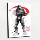 Quadro Metalizado Master Chief Halo Art Placa Decorativa Brilhante