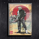 Quadro Metalizado Jason Sexta-Feira 13 Filme Terror Placa Decorativa Brilhante