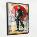 Quadro Metalizado Jason Sexta-Feira 13 Filme Terror Placa Decorativa Brilhante