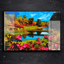 Quadro Metalizado Jardim Placa Decorativa Brilhante
