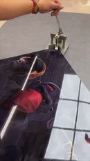 Kit 3 Quadros Metalizados Motivacionais Nunca Foi Sorte Sempre foi Deus - Mosaico