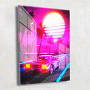 Quadro Metalizado Carro New Coleção Neon Arts Placa Decorativa Brilhante