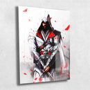 Quadro Metalizado Assassin's Creed Jogo Placa Decorativa Brilhante